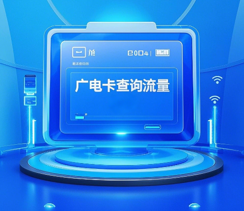 广电手机卡怎么查询流量？查询流量的N种方法