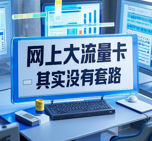 网上大流量卡有套路吗？