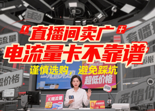 直播间卖广电流量卡靠谱吗？