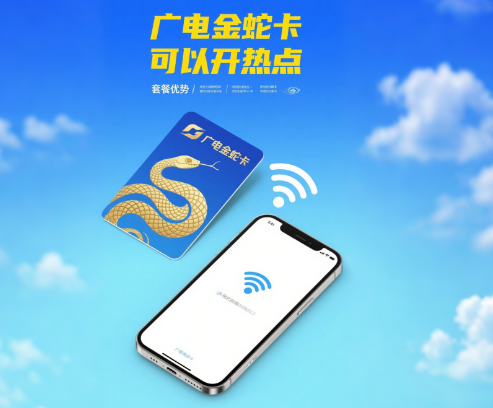 广电金蛇卡可以开热点吗