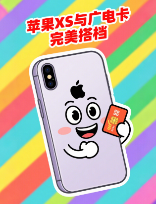 苹果xs手机可以用广电卡吗