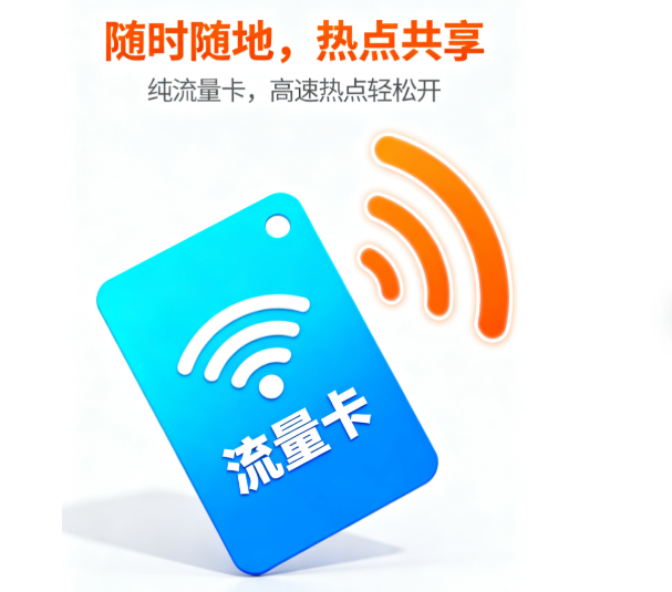 纯流量卡可以开热点吗？